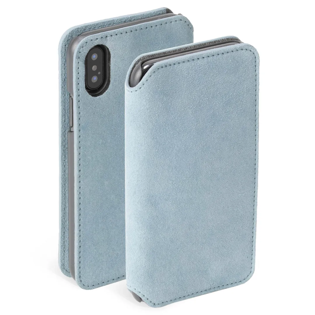 mobilux-61493 Krusell Broby 4 Card SlimWallet Apple iPhone XS Max light blue