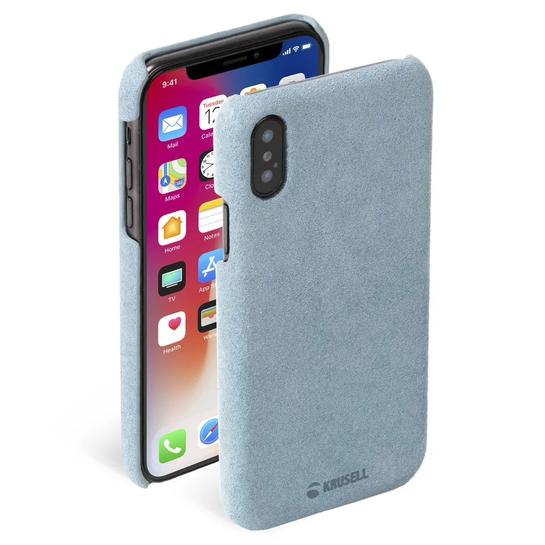mobilux-61497 Krusell Broby Cover Apple iPhone XS Max blue
