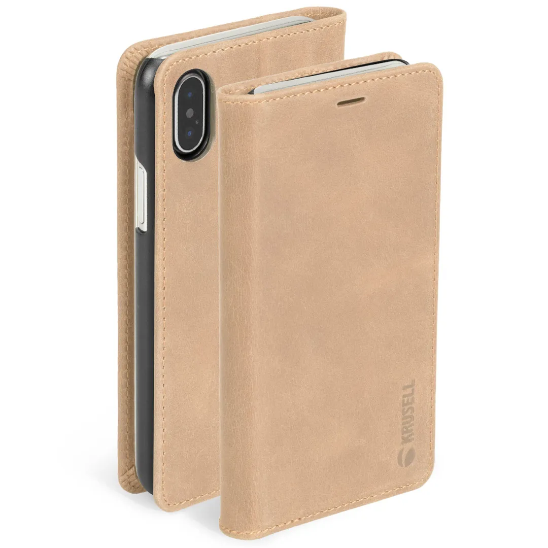 mobilux-61507 Krusell Sunne 4 Card FolioWallet Apple iPhone XS Max vintage nude