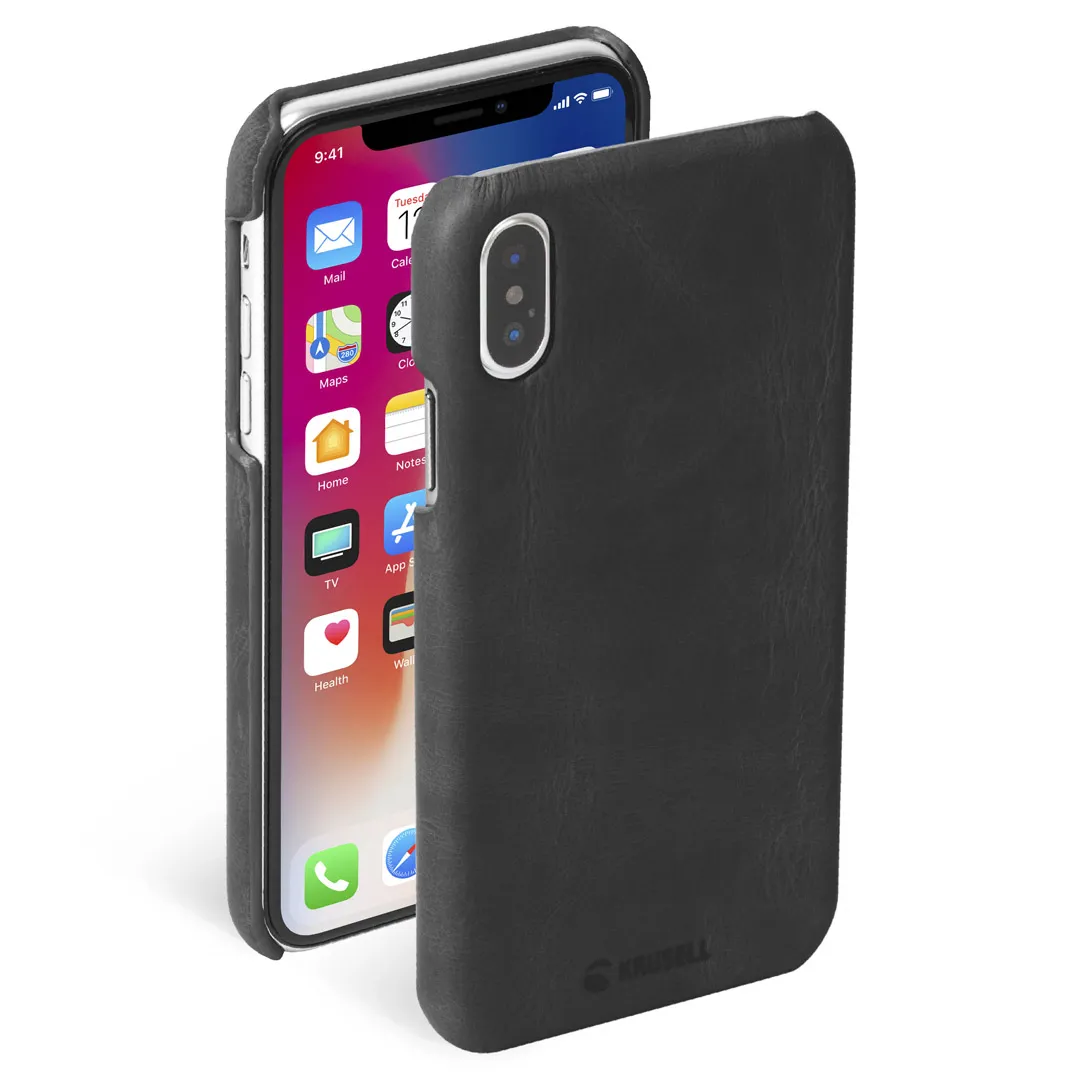 mobilux-61539 Krusell Sunne Cover Apple iPhone XS Max vintage black