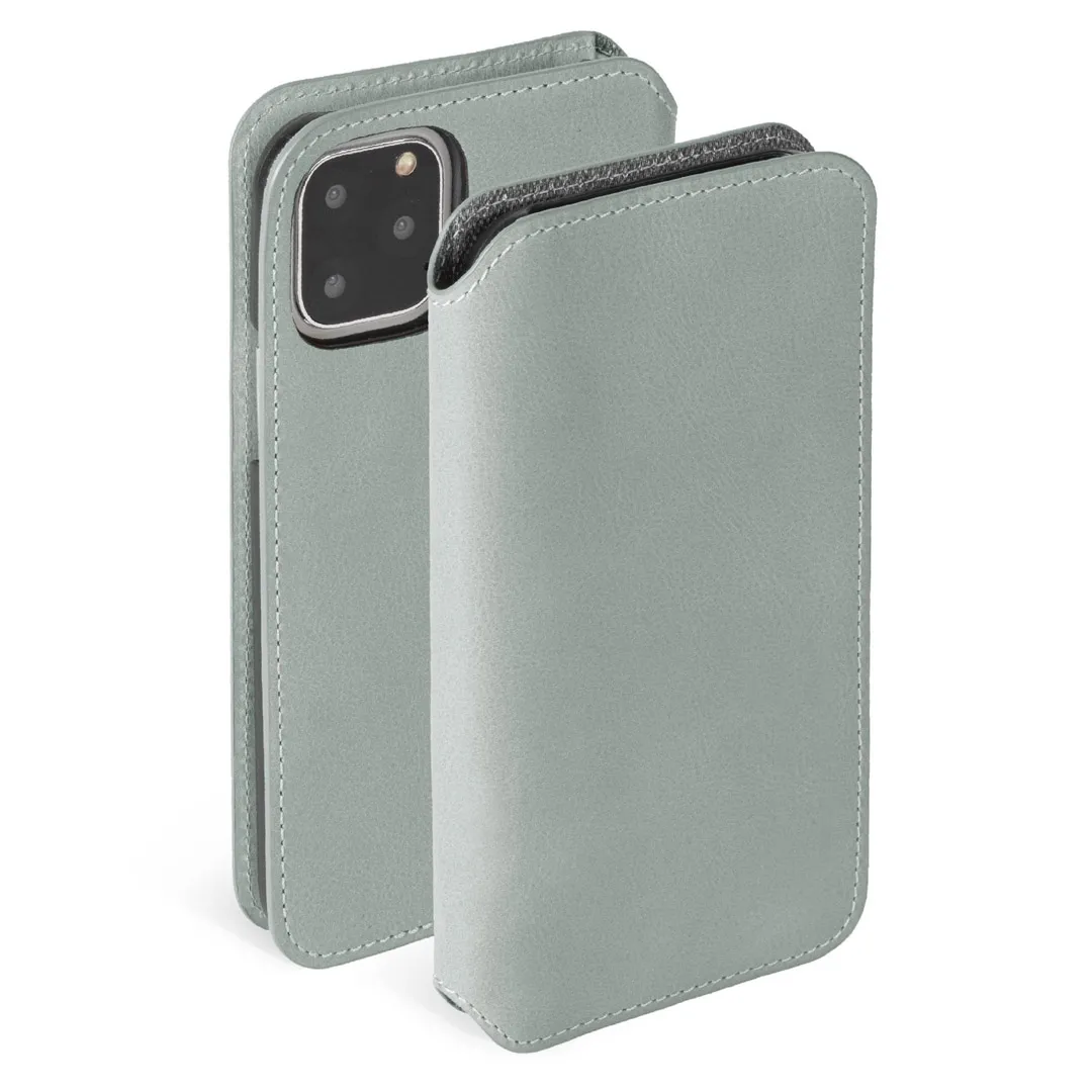 mobilux-61740 Krusell Sunne PhoneWallet Apple iPhone 11 Pro vintage grey