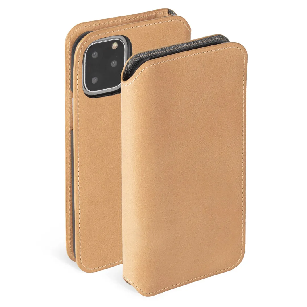 mobilux-61750 Krusell Sunne PhoneWallet Apple iPhone 11 Pro Max vintage nude