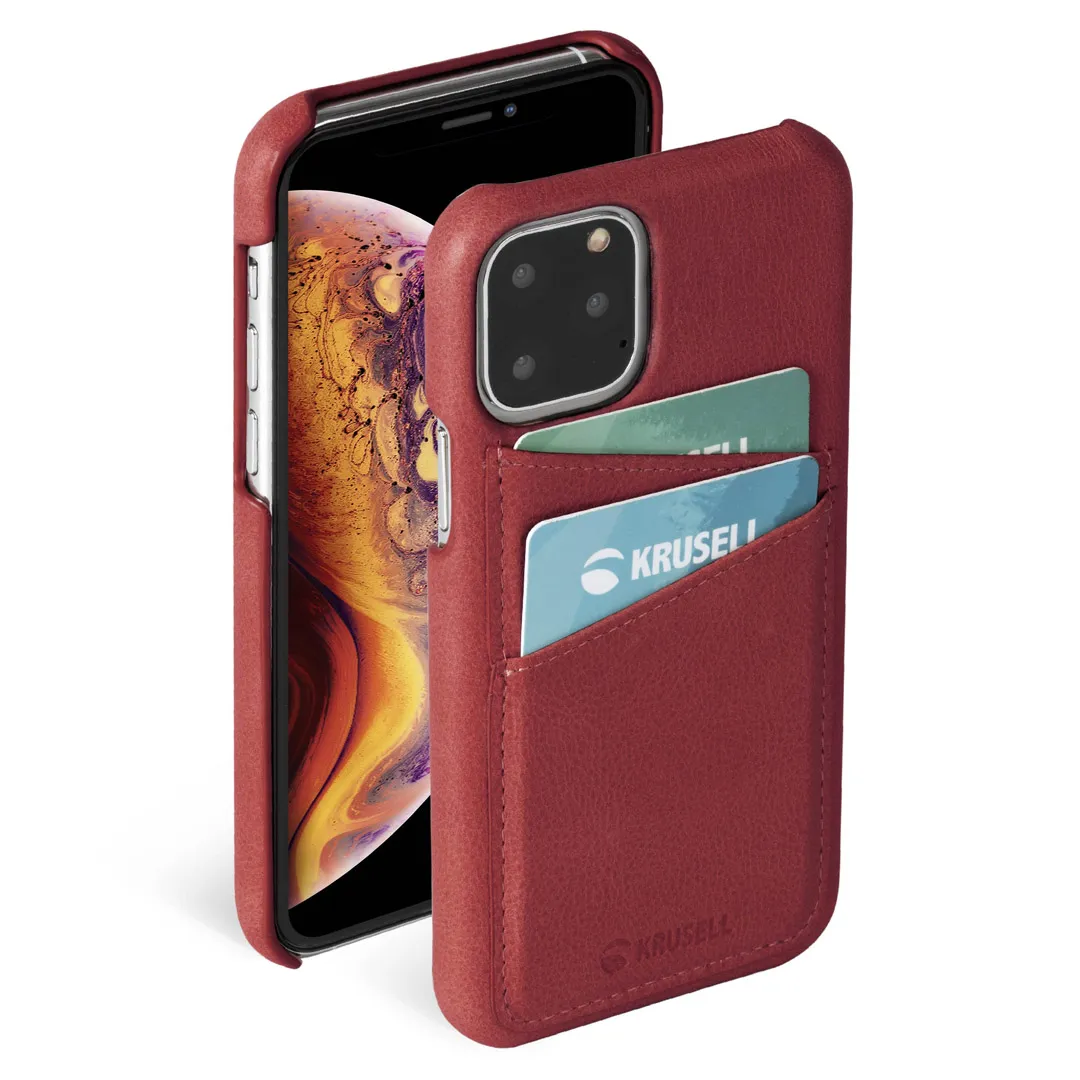 mobilux-61795 Krusell Sunne CardCover Apple iPhone 11 Pro Max vintage red (61795)