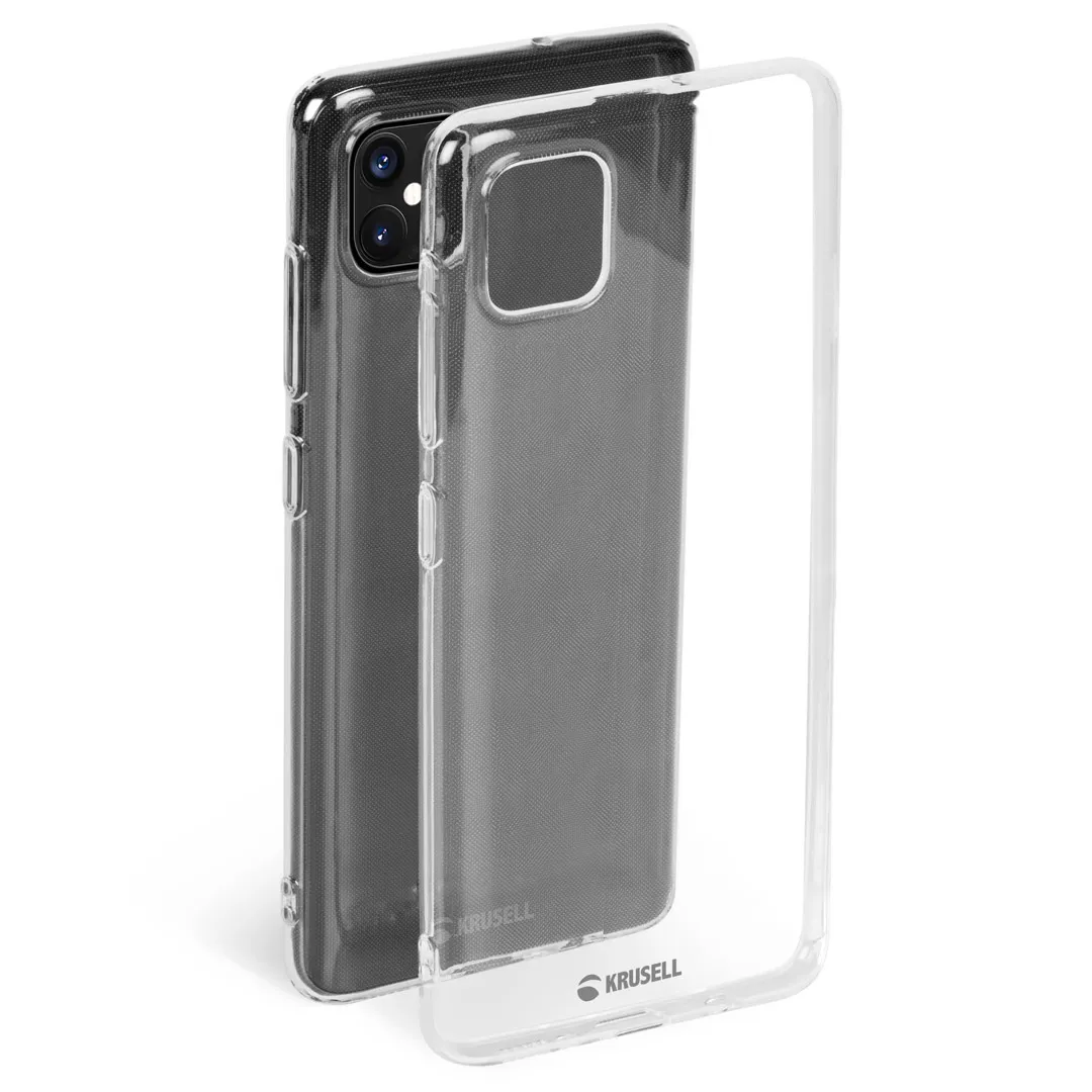mobilux-62160 Krusell SoftCover Apple iPhone 12/12 Pro transparent