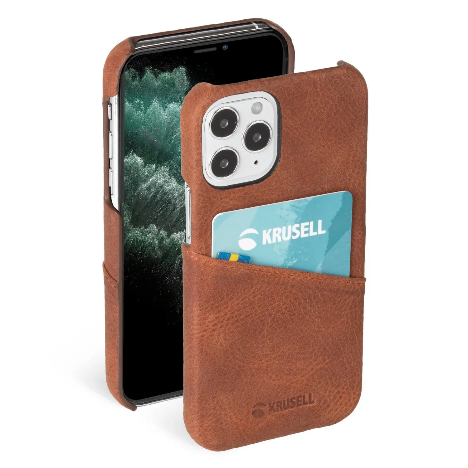 mobilux-62176 Krusell Sunne CardCover Apple iPhone 12 Pro Max vintage cognac (62176)