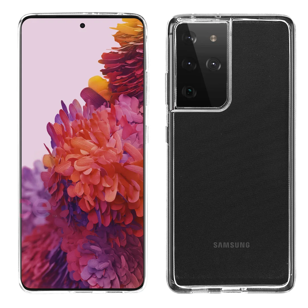 mobilux-62243 Krusell Essentials SoftCover Samsung Galaxy S21 Ultra transparent
