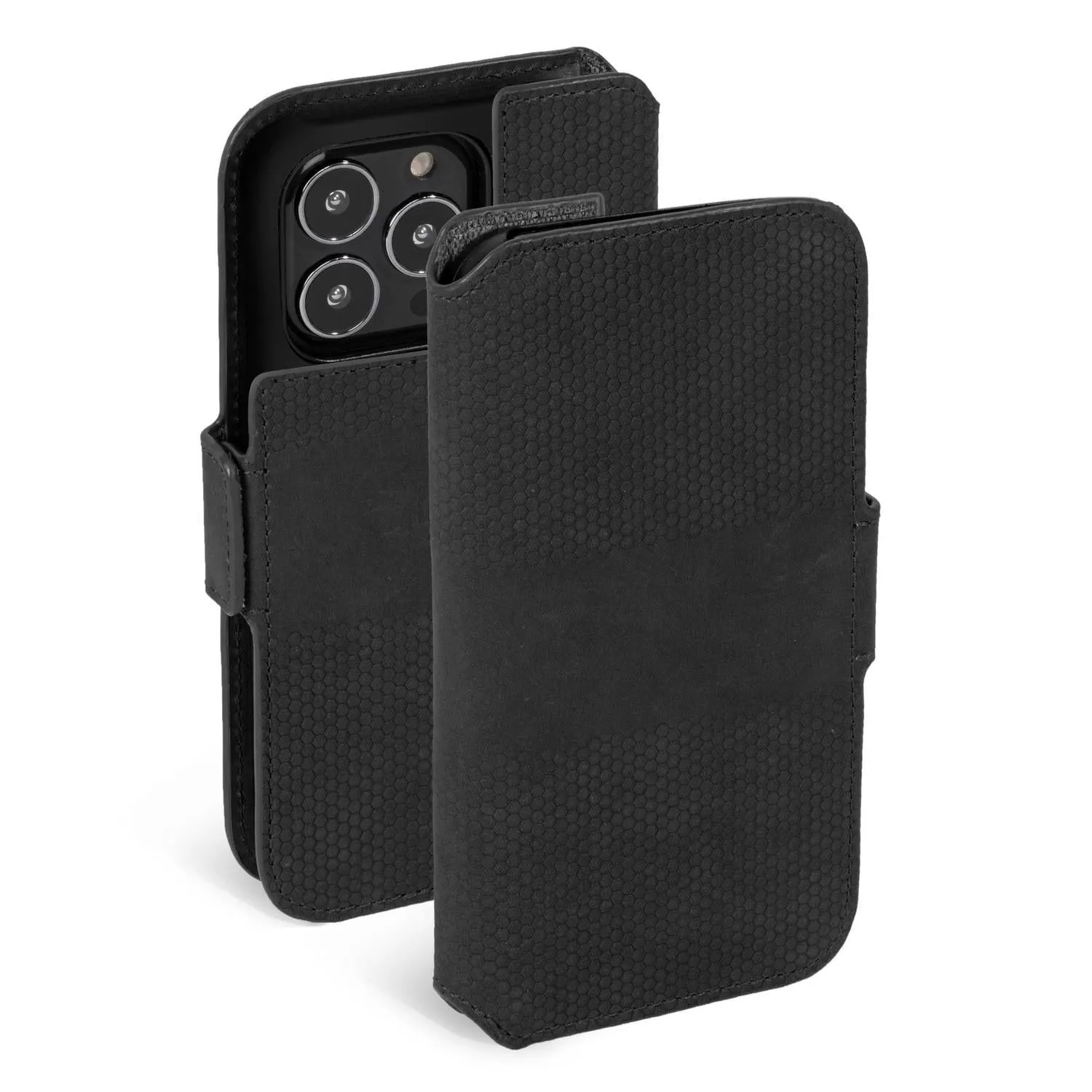 mobilux-62396 Krusell Leather PhoneWallet Apple iPhone 13 Pro Max black (62396)