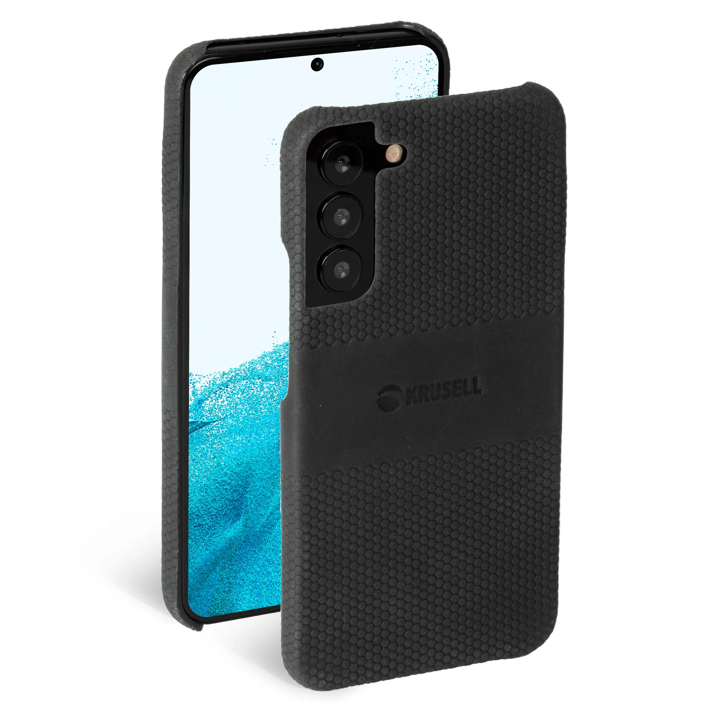 mobilux-62465 Krusell Leather Cover Samsung Galaxy S22+ vintage black (62465)