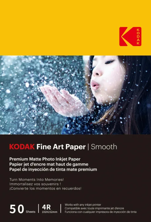 Kodak Fine Art Paper 230g Matte Coated Smooth 4/6×50