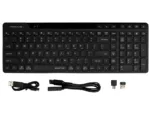 A4Tech 47726 Fstyler FBK27C AS 2.4 GHz+BT (Silent), Black