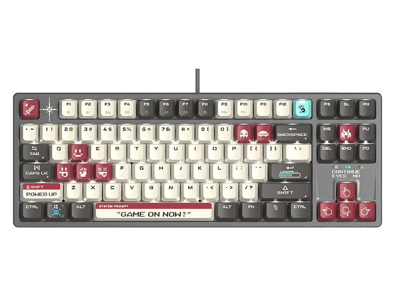mobilux-a4tkla47736 A4Tech 47736 Bloody S87 Pixels Red USB (BLMS RED Plus Switches)