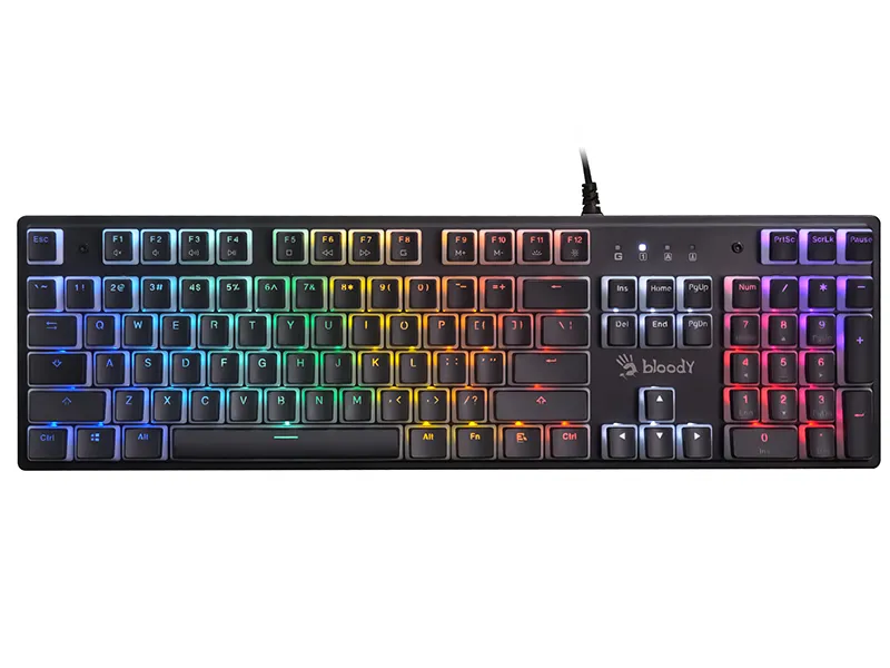 mobilux-a4tkla47788 A4Tech 47788 Bloody S520N Mechanical Switch RGB Gaming Keyboard