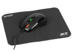 A4Tech 46028 Mouse & Pad X-7120 Black