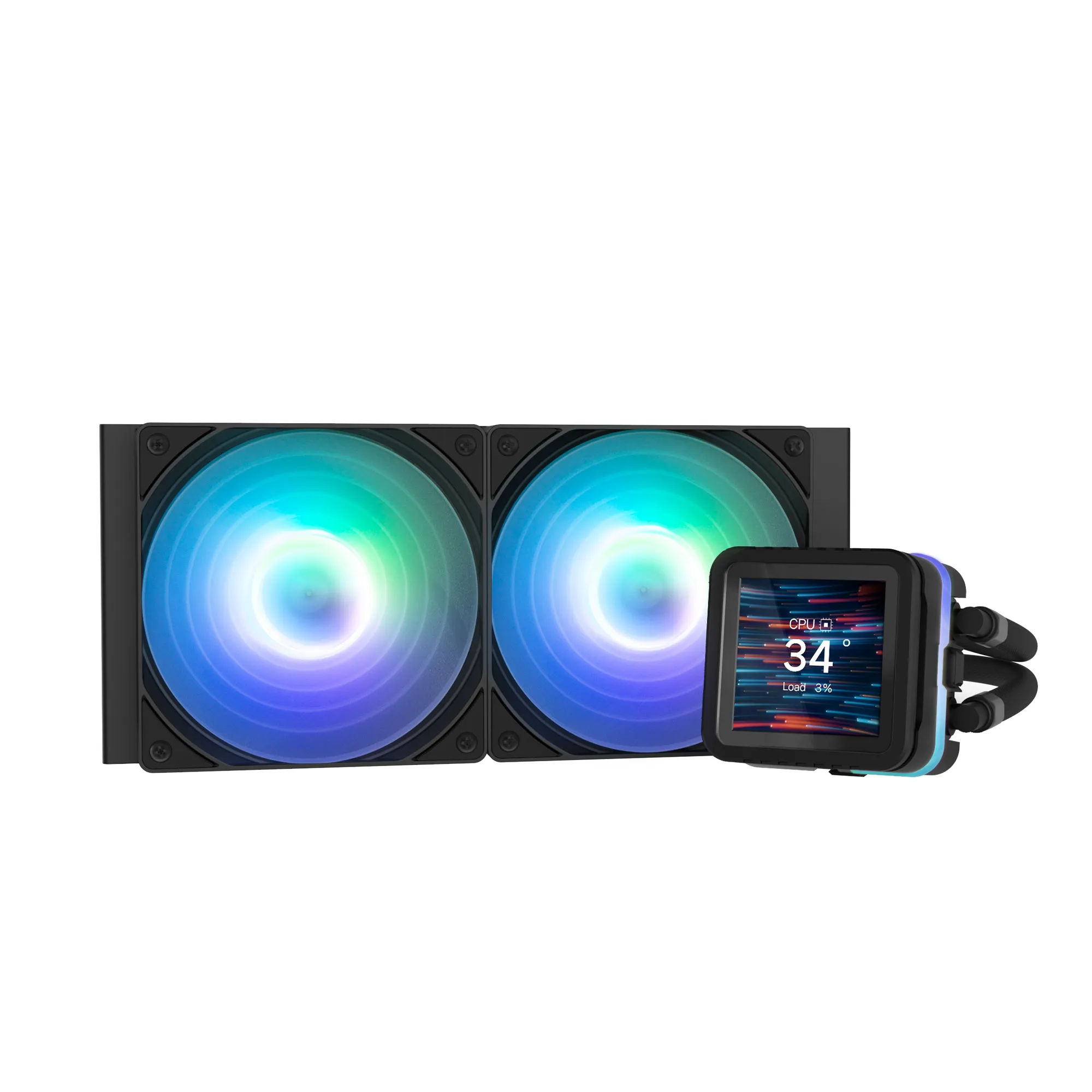mobilux-alpha2-ds-a24-black Zalman Alpha2 DS A24 240mm Black