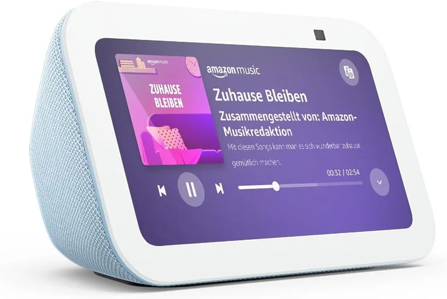 mobilux-b09b2r276z Amazon Echo Show 5 (3nd Gen) Cloud Blue With ALEXA