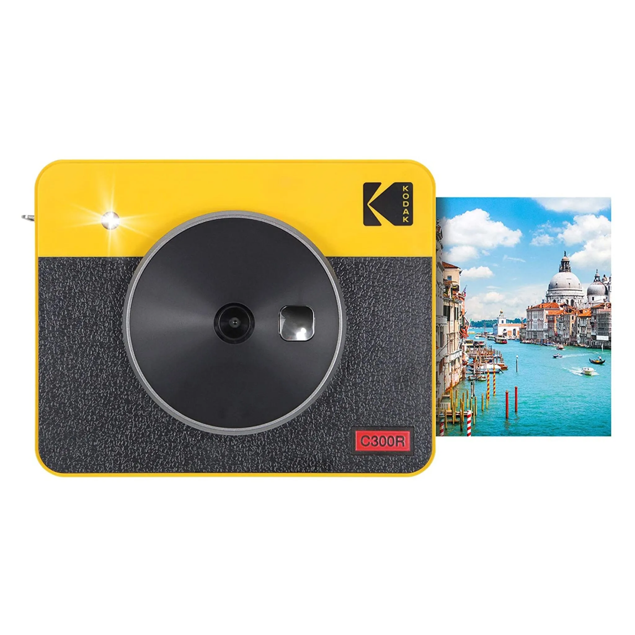 mobilux-c300ry Kodak Mini Shot 3 Square Retro Instant Camera and Printer Yellow
