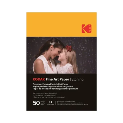 Kodak Fine Art Paper Etching  4/6 ” x 50 Sheets
