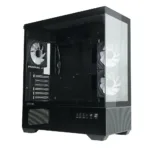 Zalman CHRONIX V2, ATX Mid Tower PC Case, 3 x 120mm ARGB Fans, Black