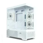 Zalman CHRONIX V2, ATX Mid Tower PC Case, 3 x 120mm ARGB Fans, White