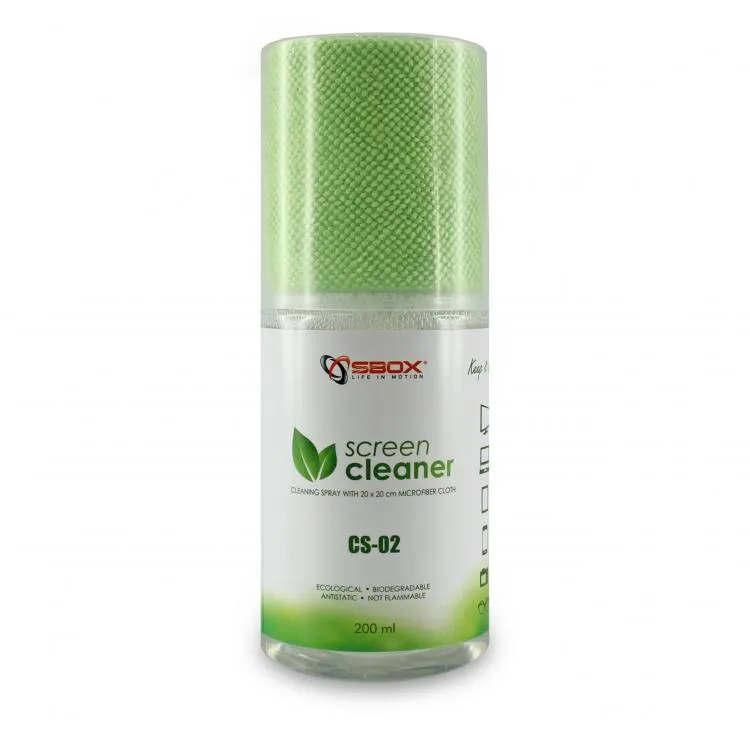 mobilux-cs-02 Sbox CS-02 Screen Cleaner 200ml