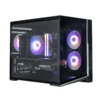 Zalman D30, mATX Mini Tower PC Case, 3 x 120mm ARGB Fans, Black