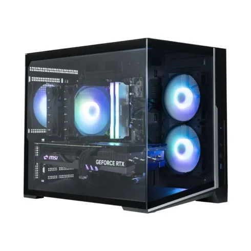 Zalman D30, mATX Mini Tower PC Case, 3 x 120mm ARGB Fans, Black