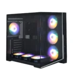 Zalman D40F, ATX Mid Tower PC Case, 7 x 120mm FRGB Fans, Black