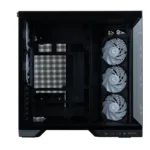 Zalman D50, ATX Mid Tower PC Case, 3  x 120mm Fans, Black