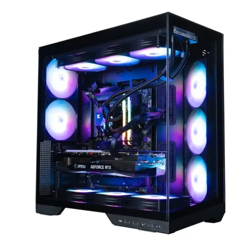 Zalman D50, ATX Mid Tower PC Case, 3  x 120mm Fans, Black