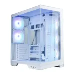 Zalman D50, ATX Mid Tower PC Case, 3  x 120mm Fans, White