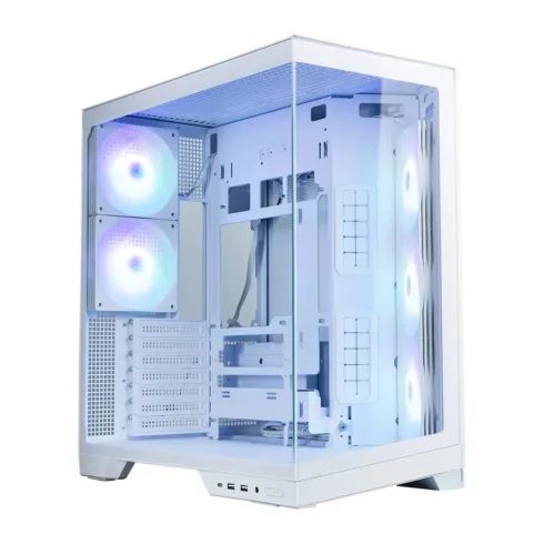 Zalman D50, ATX Mid Tower PC Case, 3  x 120mm Fans, White