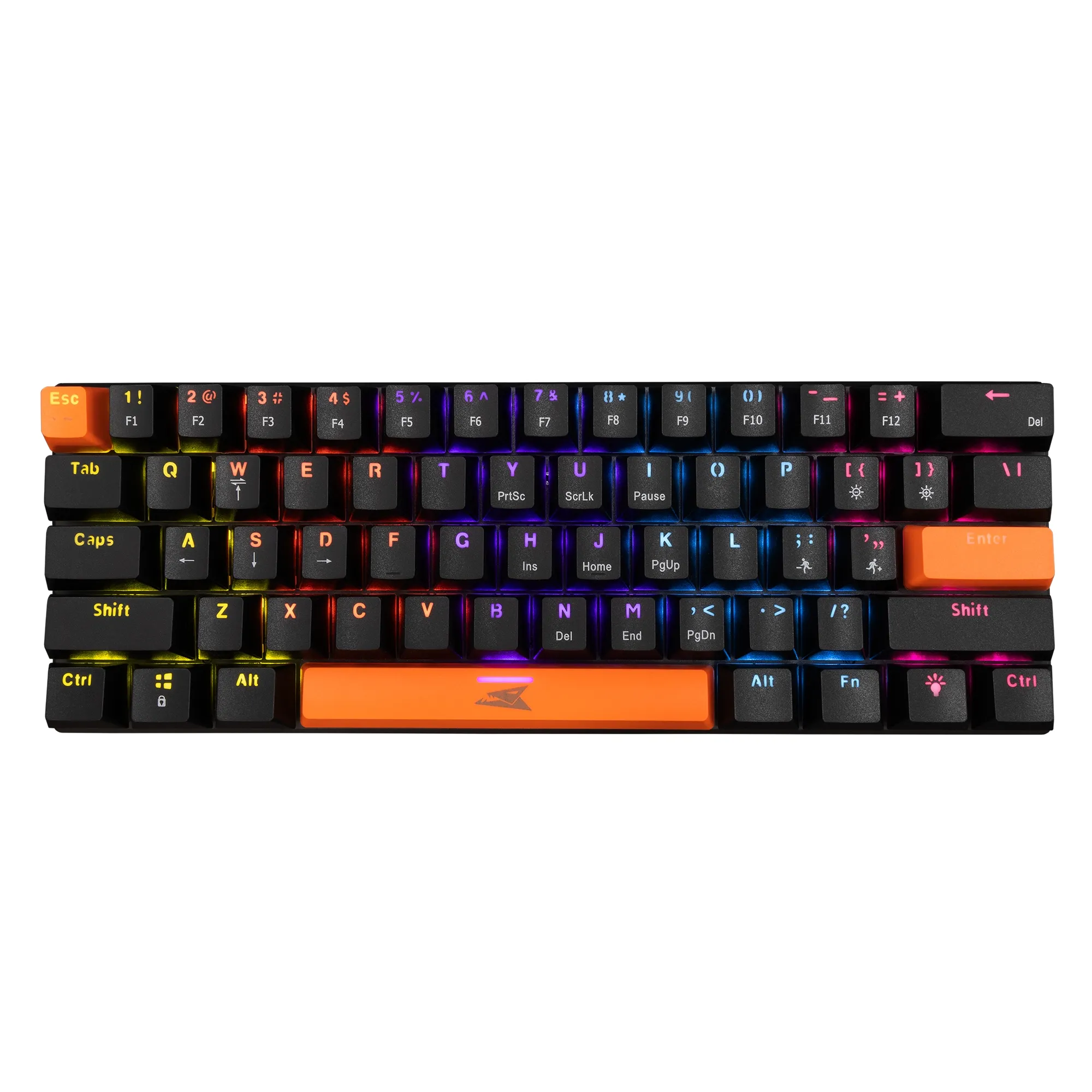 mobilux-dolphin-b-blue Baracuda BGK-03121 Dolphin Black US Mechanical Blue Switches