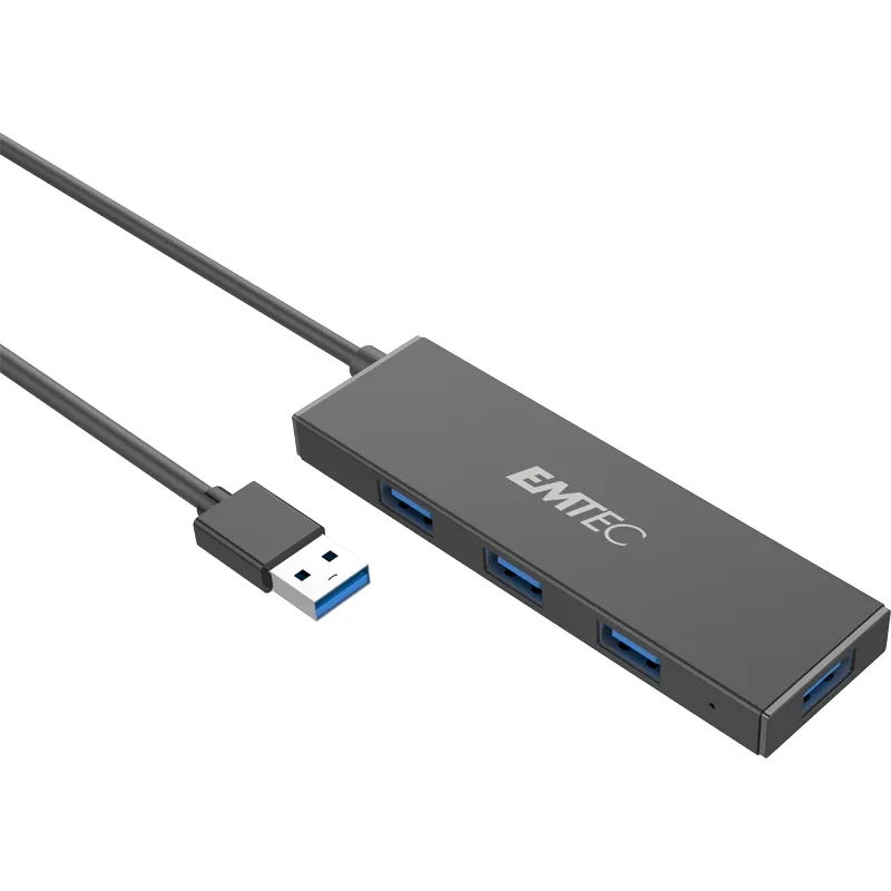mobilux-echubt620a Emtec Hub Ultra Slim USB3.2 4-Port