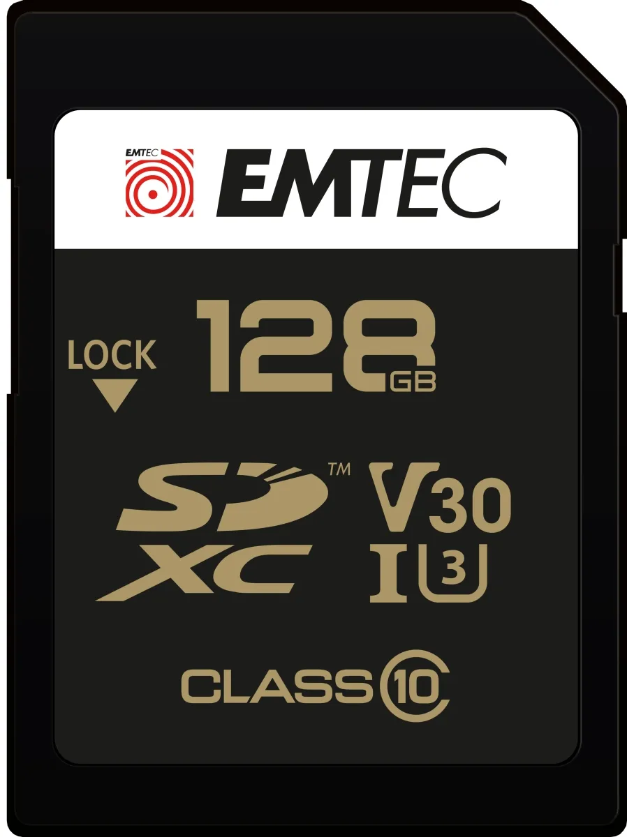 mobilux-ecmsd128gxc10sp Emtec SDXC 128GB UHS-I U3 SpeedIN Pro