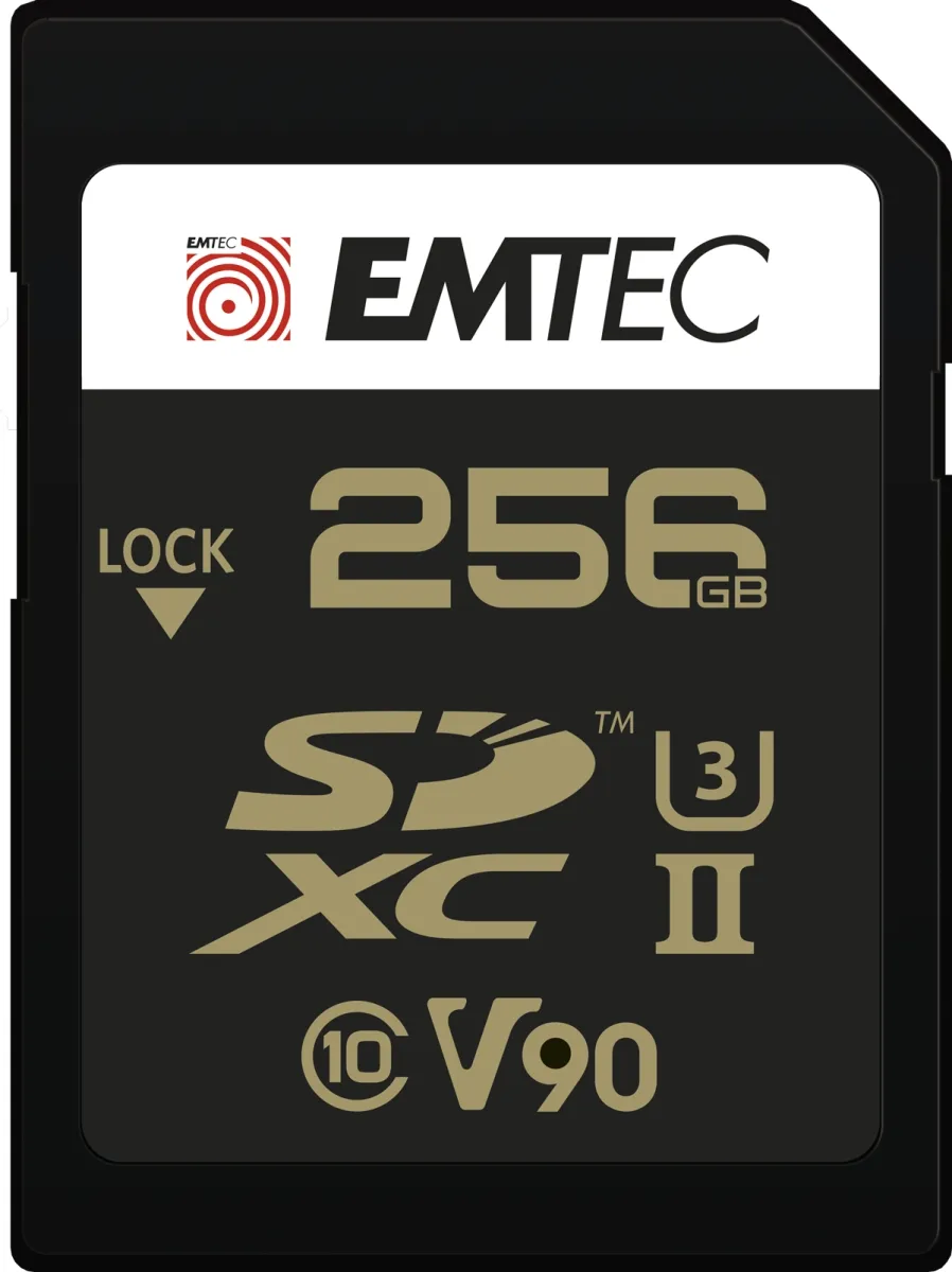 mobilux-ecmsd256guhs2v90 Emtec SDXC 256GB UHS-II V90 SpeedIN Pro+
