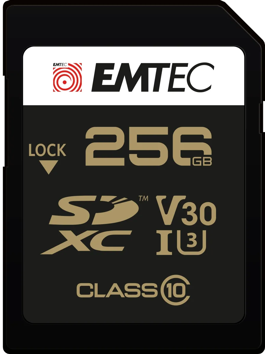 mobilux-ecmsd256gxc10sp Emtec SDXC 256GB UHS-I U3 SpeedIN Pro