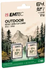 Emtec SDXC 64GB UHS-I U1 V10 Outdoor 2 pcs