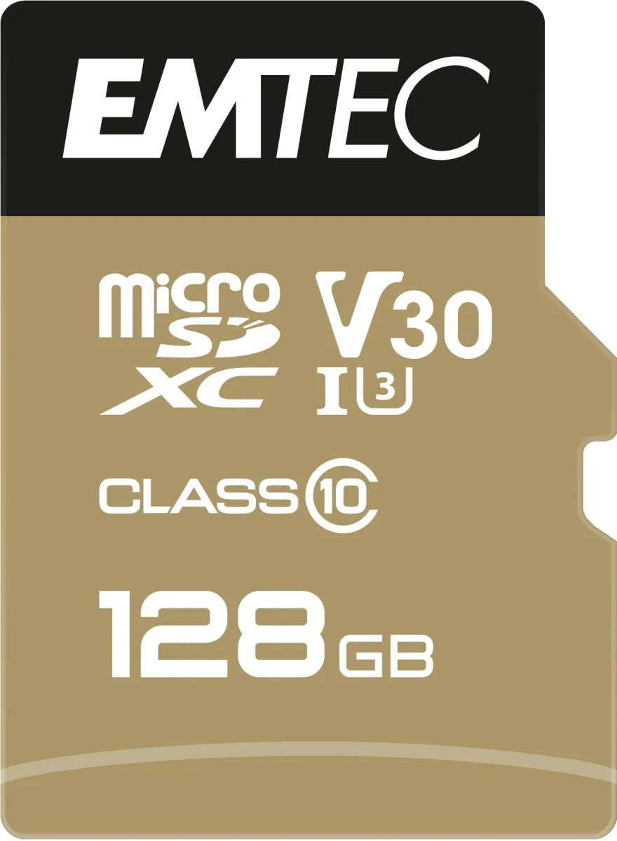 mobilux-ecmsdm128gxc10sp Emtec MicroSDXC 128GB UHS-I U3 V30 SpeedIN Pro