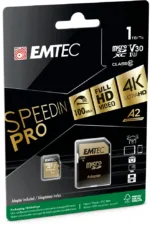 Emtec MicroSDXC 1TB UHS-I U3 V30 A2 SpeedIN Pro