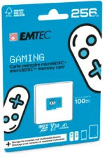 Emtec MicroSDXC 256GB UHSI U3 V30 A1 Gaming Blue