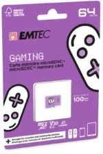 Emtec MicroSDXC 64GB UHS-I U3 V30 A1 Gaming Purple
