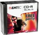 Emtec CD-R 700MB/80MIN 52x Free Party 10 pcs