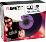 Emtec CD-R 700MB 52x Vinyl Look 10 pcs