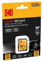 Kodak SDXC 128GB UHS-II U3 V60 Ultra Pro