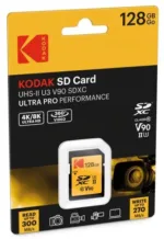 Kodak SDXC 128GB UHS-II U3 V90 Ultra Pro