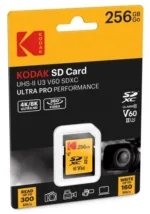 Kodak SDXC 256GB UHS-II U3 V60 Ultra Pro