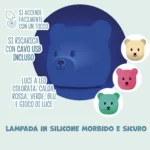 Koala Games G2535 Bear Rechargeable Silicone Lamp