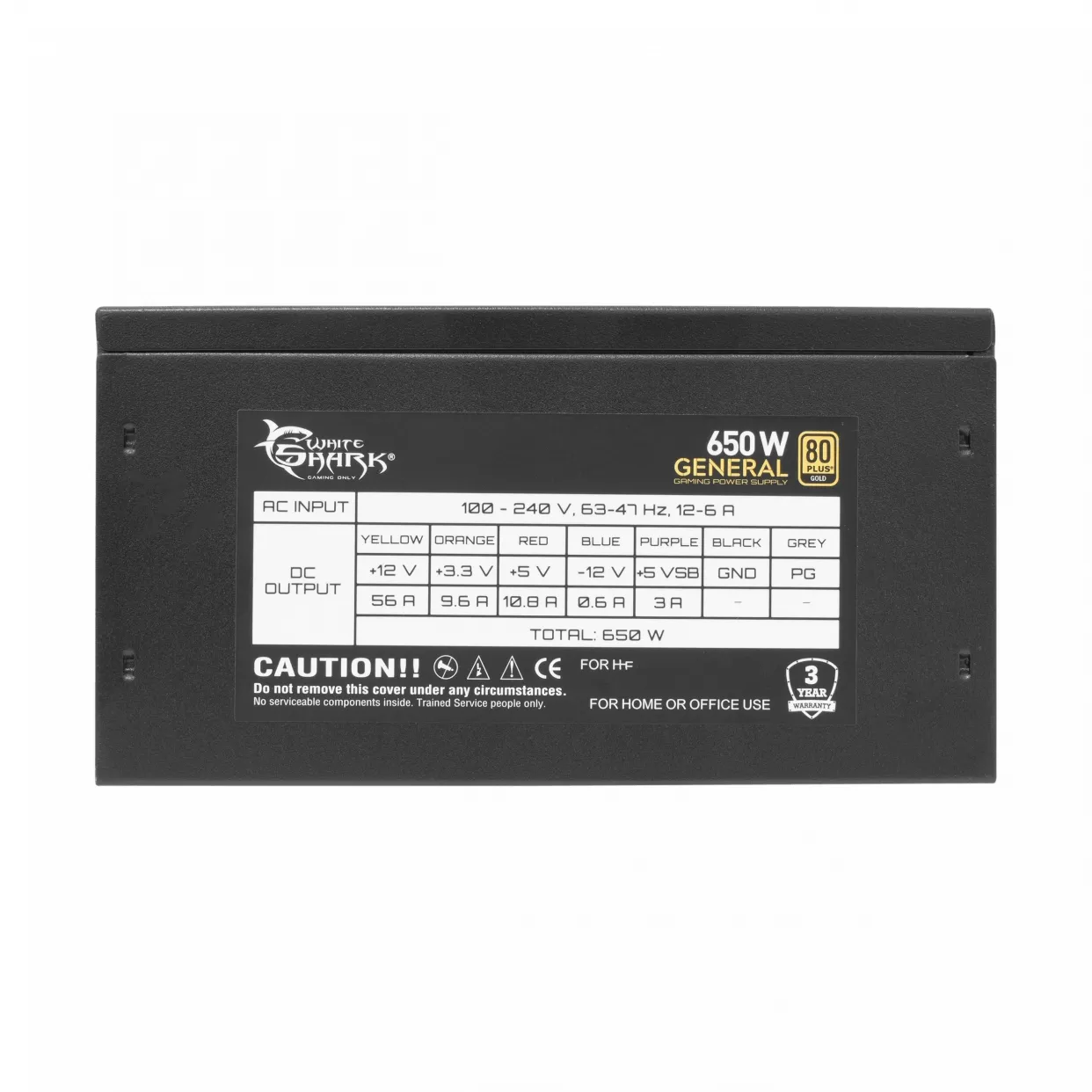 mobilux-general-2 White Shark GPSU-G650M General 650W 80+ GOLD Full Modular