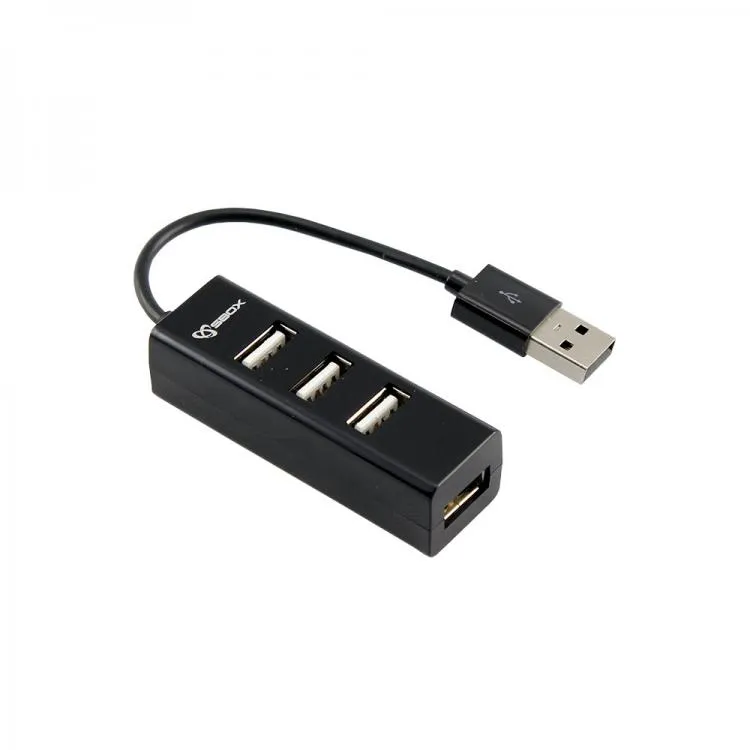 mobilux-h-204 Sbox H-204 USB 4 Ports HUB Black