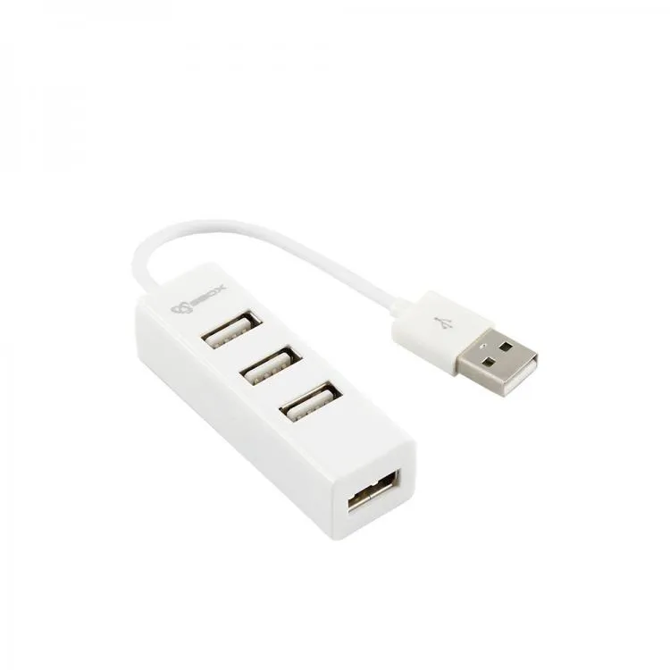 mobilux-h-204w Sbox H-204W USB 4 Ports HUB Coconut White